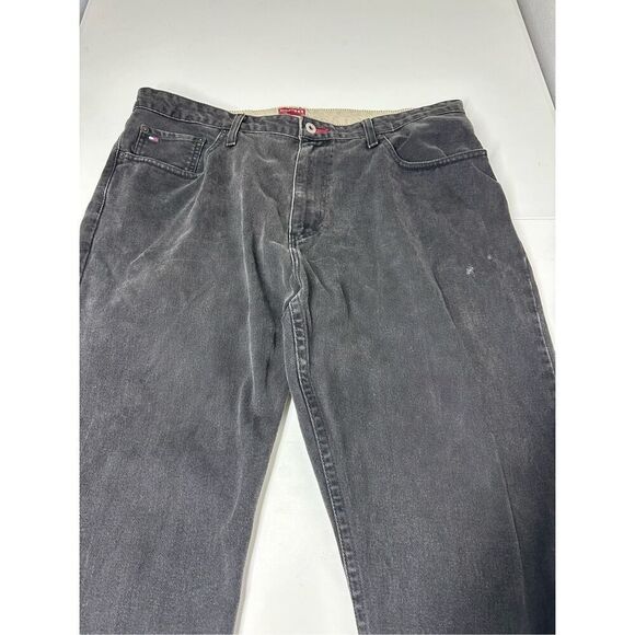 Red Label Hilfiger Denim Men’s Black Straight Leg Jeans Size 38W X 28L - Picture 7 of 16
